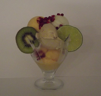 coupe sorbet exotique